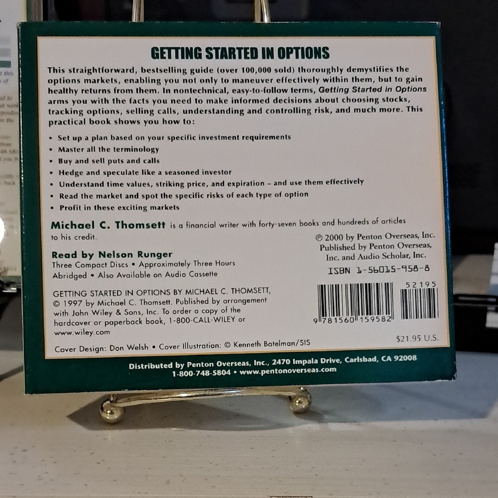 Getting Started in Options CD - Set - Picture 2 of 9